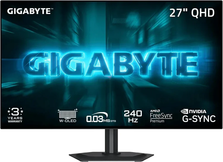 Gigabyte выпустила GO27Q24G с 240 Гц глянцевой WOLED-панелью Gigabyte выпустила GO27Q24G с 240 Гц глянцевой WOLED-панелью